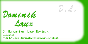 dominik laux business card